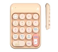 Tastiera wireless per numeri, tastiera numerica carina con 18 tasti | Tastiera 2.4G per numeri, per computer portatile desktop PC e giochi di contabilità finanziaria