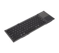 Tastiera Wireless Ultra Sottile a 78 Tasti Design Pieghevole Tastiera Wireless per IOS Tastiera con Touchpad per Smartphone Android, MacOS, Tablet Windows