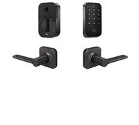 Tastiera Yale Assure Lock 2 con Bluetooth e leva Valdosta in pelle scamosciata nera
