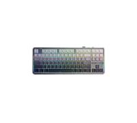 TASTIERE AULA F87 PRO, QWERTY, Porta USB, Trasparente