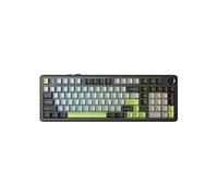TASTIERE AULA F99 Pro, QWERTY, Porta USB, Grigio/Nero/Verde