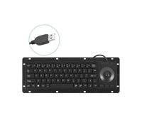 Tastiere con Trackball USB Industriale con Touchpad e Trackpad Ad Alta Resistenza per Sistemi Medici e di Sicurezza
