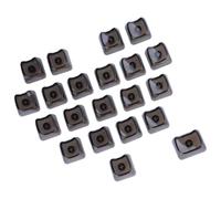 Tastiere creative del modello del gattino Keycaps nel colore chiaro molle con il modello del cuore ampiamente misura per le tastiere meccaniche