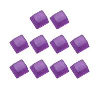 Tastiere da gioco 10Pcs Altezza Originale Trasparenti Strato PC Opaco Retroilluminato Keycaps Per Tastiere Meccaniche Gaming & Coding Keycaps