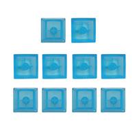 Tastiere da gioco 10Pcs Altezza Originale Trasparenti Strato PC Opaco Retroilluminato Keycaps Per Tastiere Meccaniche Gaming & Coding Keycaps