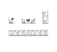 Tastiere Keycaps 4 Keycap Spazio 6.25U Enter Right Enter PBT Keycap Bellezza Pittura cinese KeyCap