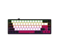 TASTIERE LORGAR KBP70MW Pro, QWERTY, Porta USB, Bianco/Nero/Viola