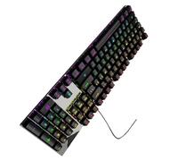 Tastiere Meccaniche RGBs LED Retroilluminazione E ABS Keycaps Interruttori Blu Per Il Gioco Clicky Blu Interruttori Tastiere