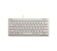 TASTIERE MEDIARANGE MROS113, QWERTZ, USB, Bianco