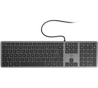 Mobility Lab – Tastiera PC Ultra Slim cablata USB – Francese AZERTY – Grigio siderale