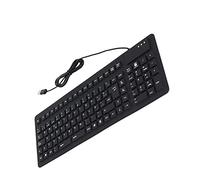 Tastiere per computer, design silenzioso Tastiera USB confortevole e impermeabile per PC per ufficio per laptop per casa