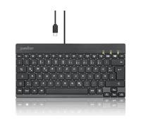 TASTIERE PERIXX PERIBOARD-426C DE, QWERTZ, Porta USB, Nero
