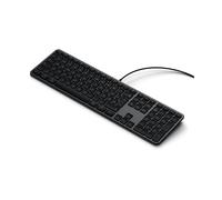 TASTIERE SATECHI Slim X3, QWERTZ, Porta USB, Nero