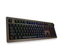 Tastiere Tastiera meccanica Asse verde Asse nero Asse tè Cavo RGB Tastiera da gioco per computer Tastiera meccanica per giocatore Esport (Black Cherry Shaft White Light)