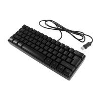 Tastierino a 61 tasti Tastiera da gioco meccanica Tastiera da gioco retroilluminata Tastiera USB cablata Tastiera retroilluminata Tastiera RGB Tastiera meccanica nera Tastiera compatta Elettronica Abs