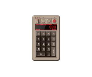 TASTIERINO NUMERICO 8BITDO Retro 18 Mechanical Numpad C64 Edition Meccanico Bluetooth Italiano Anti-ghosting