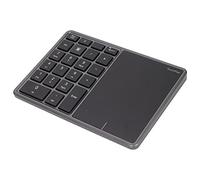 Tastierino Numerico con Touchpad, Tastierino Numerico Wireless BT Dual Mode 2.4G, 22 Tasti Mini Tastierino Numerico Ricaricabile Contabilità Finanziaria Portatile, per Laptop PC (Grigio)