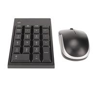 Tastierino Numerico Mouse Combinato Wireless Design Sottile 22 Tasti per Banche, Scuole, Aziende, Materiale ABS