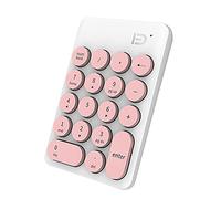 Tastierino numerico, Tastiera senza fili con più scorciatoie tastierino numerico a 18 tasti per M acbook/iP ad/Laptop/PC/phone Rosa