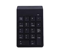 Tastierino Numerico Ultrasottile Wireless 2.4G per Utenti di Notebook Ricevitore Mini USB in modalità di Sospensione Automatica per Lavoro D'ufficio su Computer