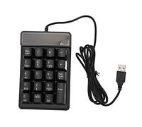 Tastierino Numerico USB, Keypad Numerico 19 Tasti Compatto per Laptop PC | Corpo ABS Robusto per Uso Quotidiano Ufficio Contabilità Finanza Banche Gaming Laptop Desktop Tasti Silenziosi Portatile