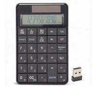 Tastierino Numerico Wireless, 29 Tasti Calcolatrice per PC Portatile, Numpad 2.4GHz Ergonomico, Tastierino Numerico Wireless con USB Plug and Play per Ufficio Desktop