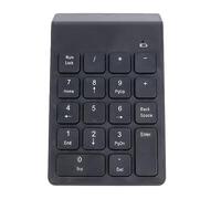 Tastierino Numerico Wireless per Laptop, Tastierino Numerico per contabilità Finanziaria a 18 Tasti Alimentato a Batteria, Tastierino da Gioco Elementi Essenziali per contabilità
