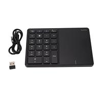 Tastierino Numerico Wireless, Tastiera Numerica Esterna 2 in 1 BT 4.2 con Touchpad 2.4G Tipo C Ricarica per, per IOS, per Android e per OS X(Nero)