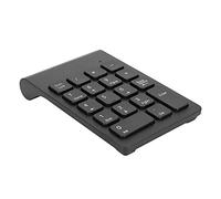 Tastierino Numerico Wireless, Tastierino Numerico Mini USB C Portatile da 2,4 GHz 18 Tasti Estensioni per Tastiera di Contabilità Finanziaria per Laptop, PC, Desktop, Surface Pro, Notebook(Nero)