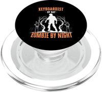 Tastierista di Day Zombie di Night Halloween Tastiera PopSockets PopGrip per MagSafe