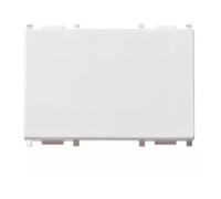 Tasto 3M illuminabile intercambiabile ad anello bianco - serie Vimar Plana