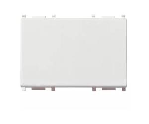 Tasto 3M illuminabile intercambiabile ad anello bianco - serie Vimar Plana