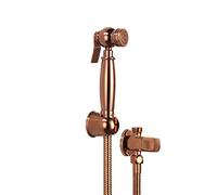Tasto d'acqua, in ottone oro Bidet Bidet Doccia da bagno Doccia didattica Spruzzatore igienico doccia igienico dimora bidet tocco a parete montato su rubinetto set di rubinetti bidet LWX