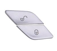 Tasto Decalcomanie Compatibile Con Benz Per W205 W213 X253 2 Pezzi Set Di Pulsanti Interruttore Serratura Cromata Per Riparazione Adesivi Porta Interna Auto