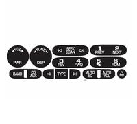 Tasto Decalcomanie Compatibile Con Cadillac Per Isuzu 2002 2003 2004 2005 2006 Adesivi Per Riparazione Pulsanti Adesivi Celle Di Controllo Accessori Interni