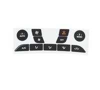 Tasto Decalcomanie Compatibile Con Ford Per Focus 1999-2005 Adesivo Di Riparazione Pulsante A/C Accessori Nero Aria Condizionata Decorativa Per La Parte Anteriore Del Veicolo