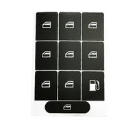 Tasto Decalcomanie Compatibile Con GOLF Per MK5 Per PASSAT Per B6 Adesivi Per Pulsanti Alzacristalli Per Portiere Auto Interruttore Decorazione Interna Adesivo Per Pulsanti Auto