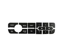 Tasto Decalcomanie Compatibile Con Megane Per Master Per Scenic 3 Adesivi Per Riparazione Pulsanti Audio Radio CD Per Auto Per Veicoli Con Guida A Sinistra