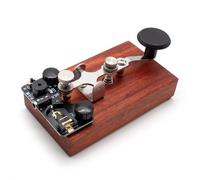 Tasto di Addestramento Manuale Tasto Codice Morse K-8 CW Morse Keyer Onde Corte Hf + Pannello di Pratica con Suoni E Luci