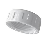 Tasto di blanking del tubo PVC Filetto femmina Riparato per Cappo Cap Fine Female filo emale Riparazione e modifica bianco 20mm