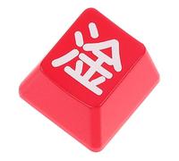 Tasto Esc Luminoso per Tastiera Meccanica PC, Rosso ABS | Sezione Centrale Trasparente, Altezza Originale, Innesto a Croce Rinforzato, per Gioco e Scrittura