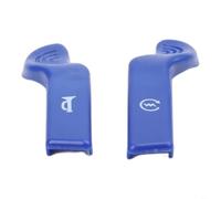 Tasto Estensione Clacson per moto per interruttore Pulsante Sicurezza Accessori Modifiche ABS Nero(Blue)