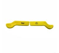 Tasto Estensione Clacson per moto per interruttore Pulsante Sicurezza Accessori Modifiche ABS Nero(Yellow)