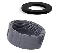 Tasto filettato in PVC del tubo, lavello della cucina Caspeggio per blanking tubo filo femmina, tappi di trappola degli elettrodomestici, con anelli gomma sigillante, giunti tenuta e tubi Fine