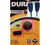 TASTO GOMMINO CHIAVE FIAT PANDA PUNTO DOBLO' +1 SWITCH INTERRUTTORE+PILA BOTTONE