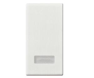 Tasto intercambiabile Vimar Plana con diffusore illuminabile bianco 14026