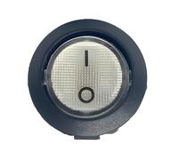 Tasto Interruttore Accensione ON-OFF 1/0 4 Contatti 6A 250V - 10A 125V Ricambio Per Macchina Da Caffè Compatibile Con Faber Slot (versioni Plast e Inox) Fabila Mini Slot Geabar