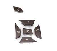 Tasto Interruttore Controllo Menu Volante Dell'automobile Per Benz CEA Per GLK Classe Per CLS W204 X204 W212/218/156/176/117/172/246 Pulsanti Multifunzione per Il Controllo della velo(Right Brown)