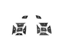 Tasto Interruttore Controllo Menu Volante Dell'automobile Per Benz CEA Per GLK Classe Per CLS W204 X204 W212/218/156/176/117/172/246 Pulsanti Multifunzione per Il Controllo della velo(1 Pair Black)
