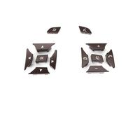 Tasto Interruttore Controllo Menu Volante Dell'automobile Per Benz CEA Per GLK Classe Per CLS W204 X204 W212/218/156/176/117/172/246 Pulsanti Multifunzione per Il Controllo della velo(1 Pair Brown)
